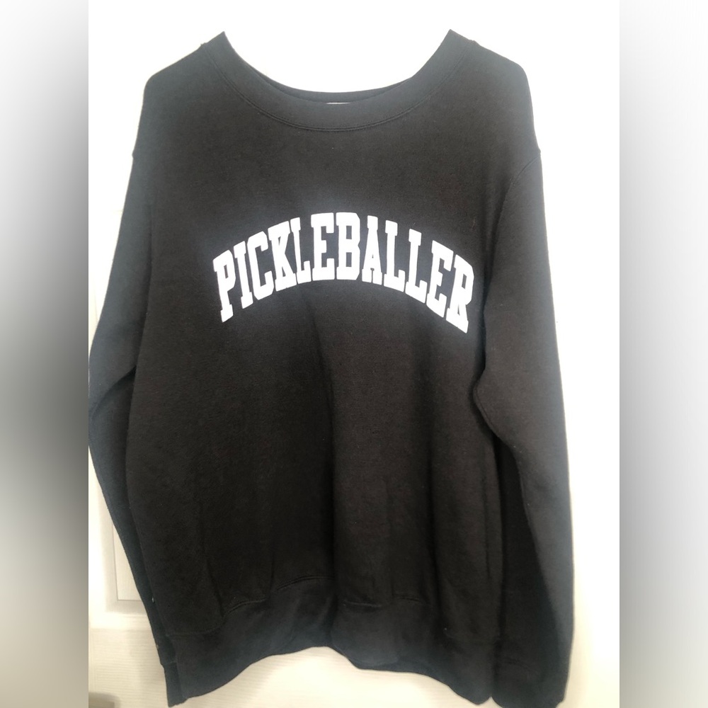 Pacific and Co. “Pickleballer” Sweatshirt— Black— Medium